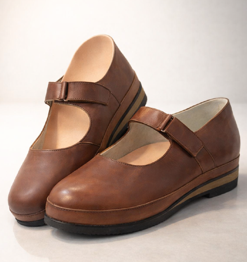 Classic Brown Mary Jane Comfortable luxury Shoe